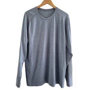 Lululemon Athletica Mens Midnight Long sleeve top size XL moisture wicking tech